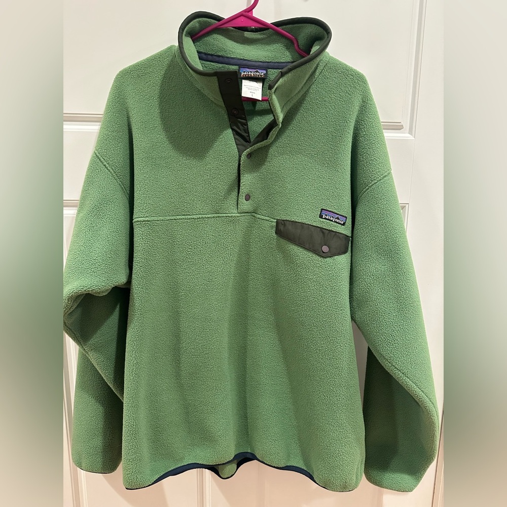 Patagonia Men's Green Fleece Pullover